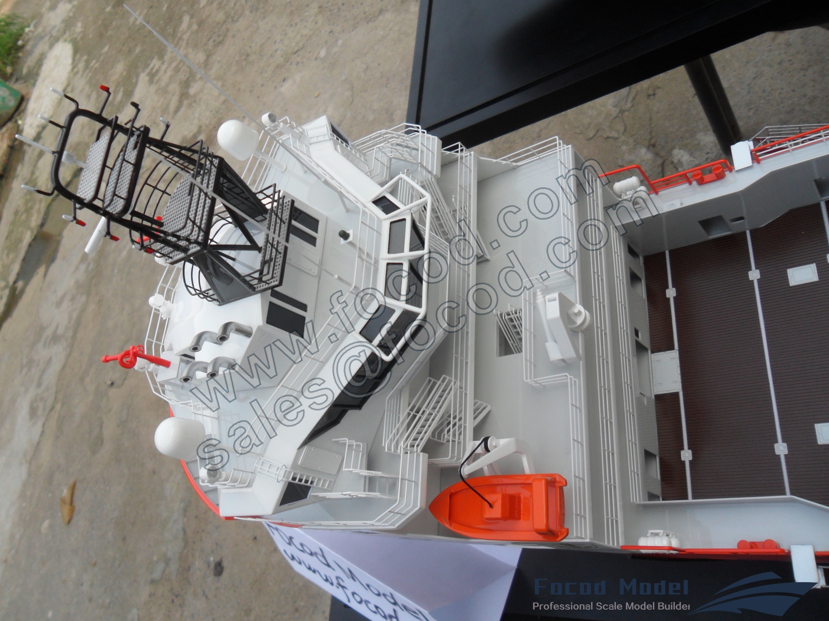 custom made model of ULSTEIN PX121H Platform Supply Vessel (83.4m)